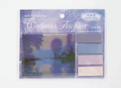 A Continuous Flow River Post-it Note