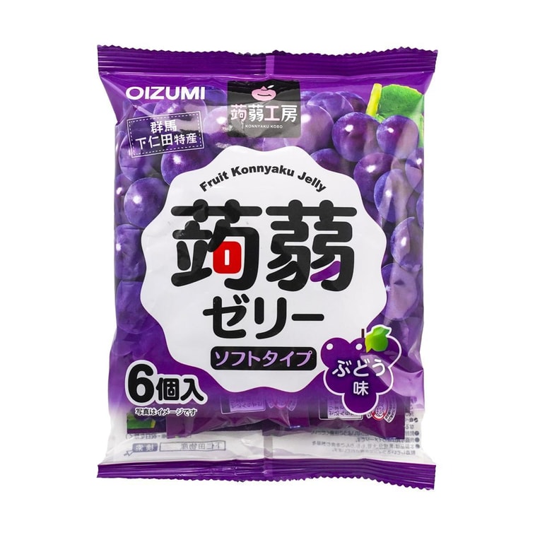 Konjac Kobo Konjac Jelly Grape FLV 6p 112G