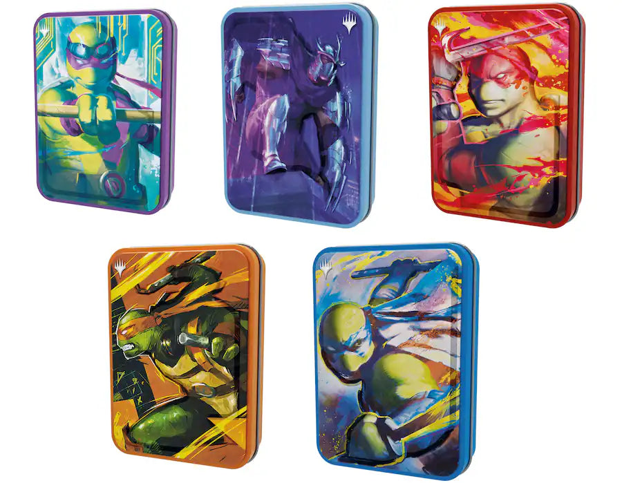 Wizards of The Coast - Magic: The Gathering | Teenage Mutant Ninja Turtles - Tin - Styles May Vary