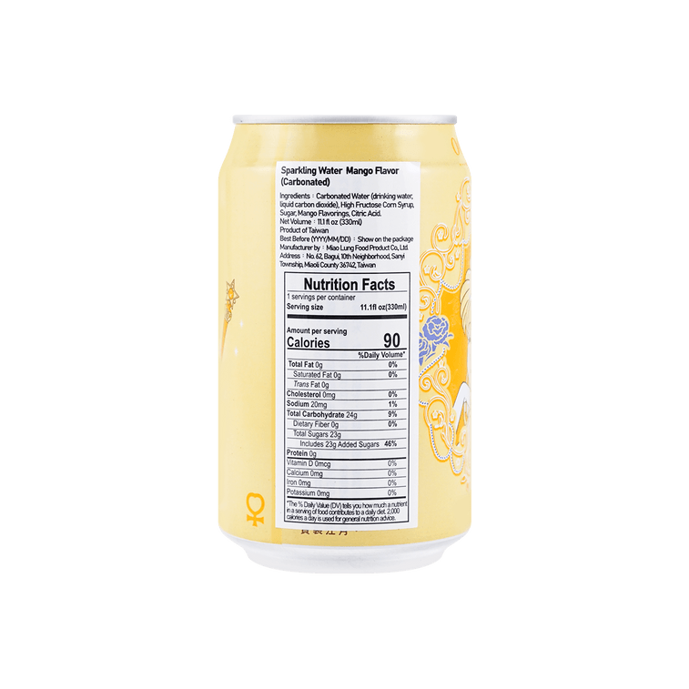 OCEAN BOMB SAILOR MOON MANGO SPARKLING WATER 330 ml