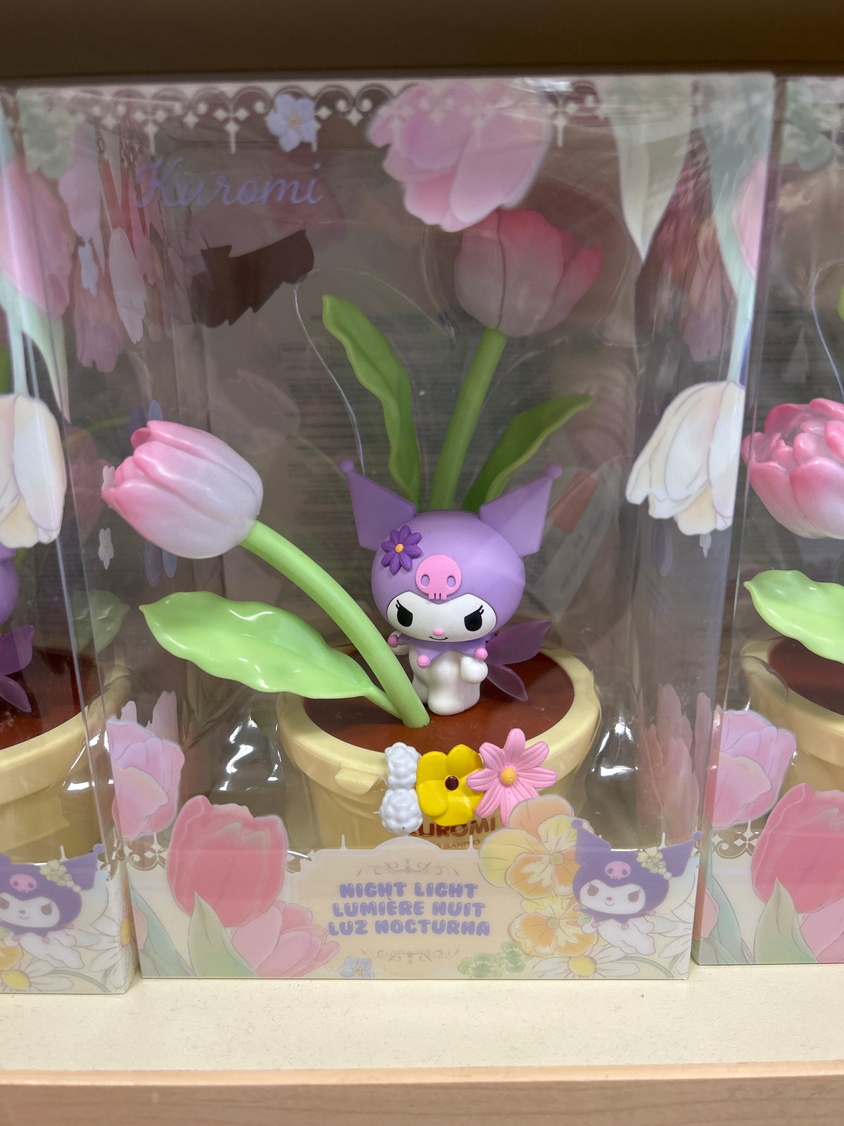 MINISO Kuromi Flower Fairy Series Tulip LED Night Light