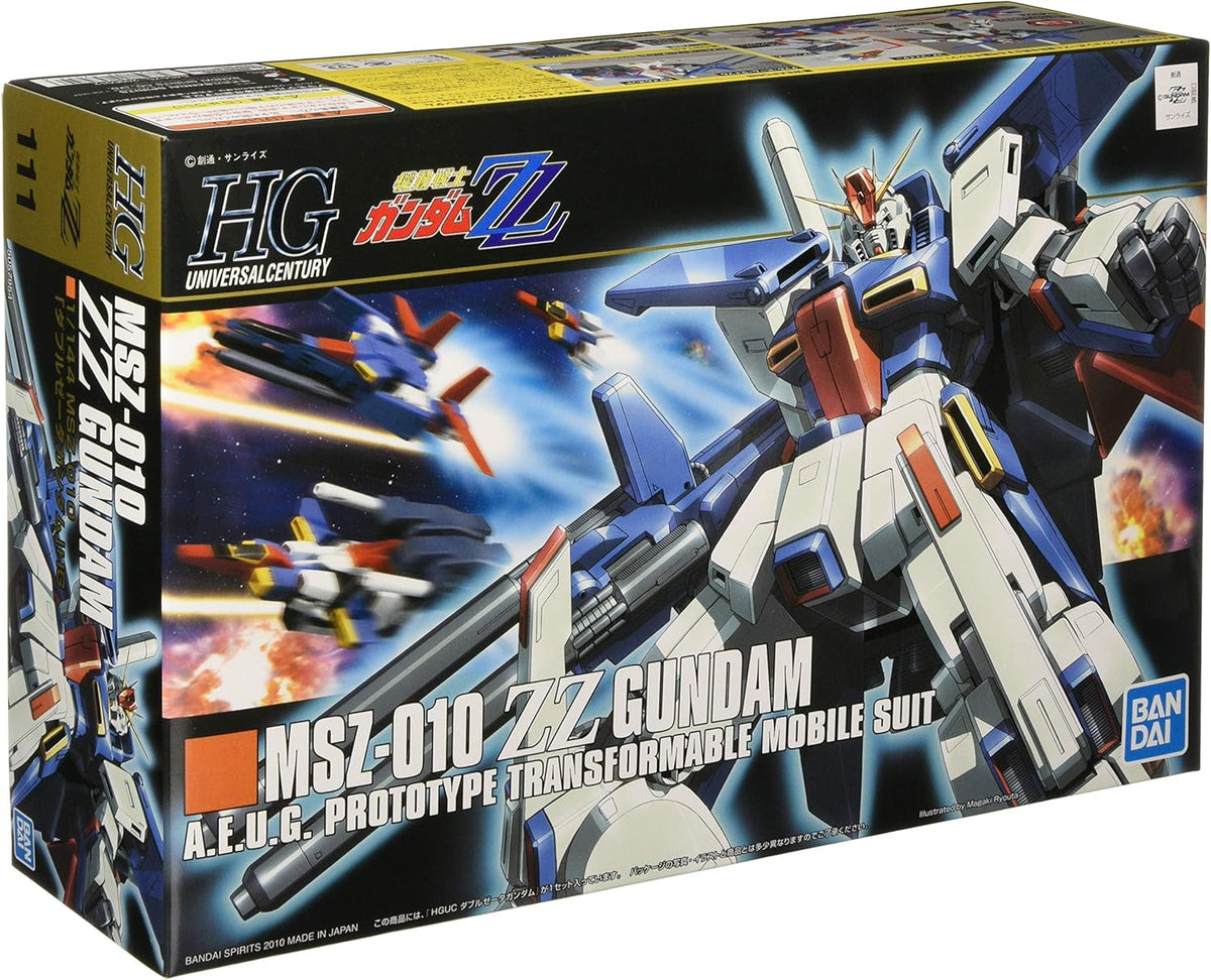 Bandai Hobby - ZZ Gundam - #111 ZZ Gundam HGUC 1/144 Model Kit