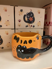 Black Cat Miao Bowl