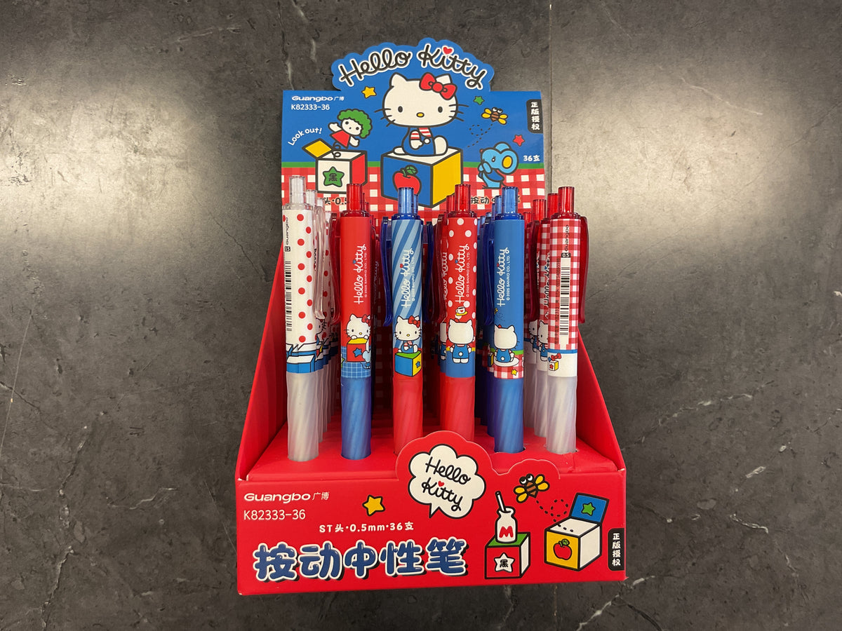 Sanrio Characters Hello Kitty Click Pen (Black)