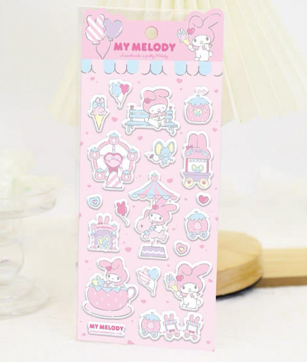Sanrio Characters 3D Stickers