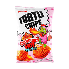 Orion Turtle Chips Carbonara Hot Chicken