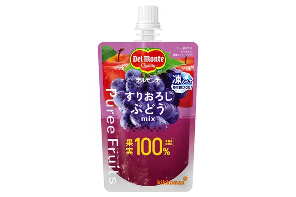 Kikkoman Del Monte Pure Fruit Grape Mix 3.8oz