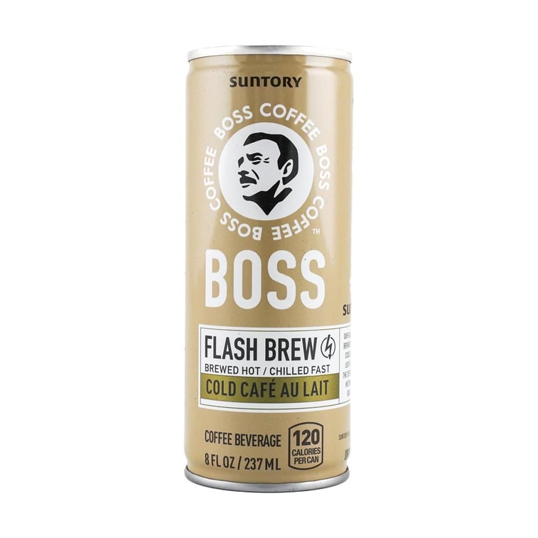 BOSS FLASH BREW COLD CAFE AU LAIT