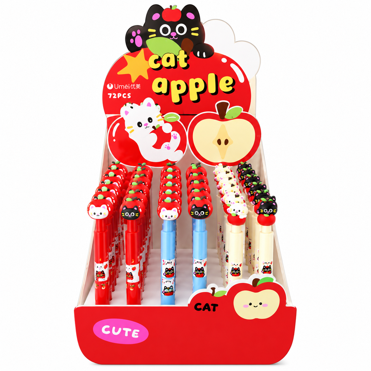 CAT APPLE 0.5mm Gel pen
