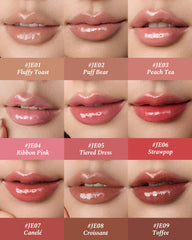 Flower Knows The Sweetie Bear Coating Lip Jelly JE06 Strawpop
