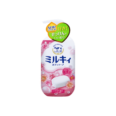 COW Milky Body Soap Relax Floral Fragrance Pumps 550ml