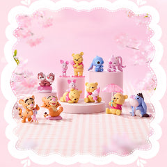 Disney Cherry Blossom Season Series Spring Sweet Words Figurine Blind Box