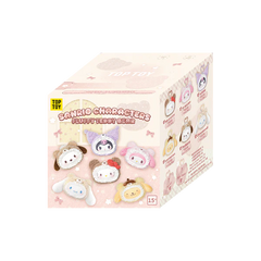 SANRIO Fluffy Teddy Bear Plush Keychain Gift Blind Box