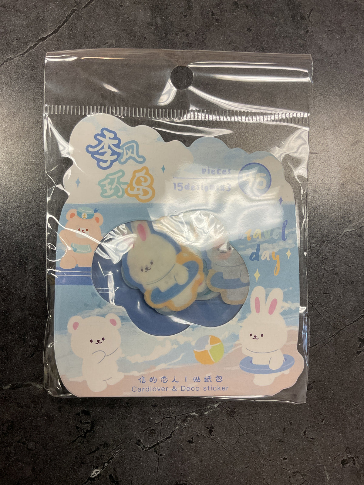 Bunny Bear Breeze Island Stickers
