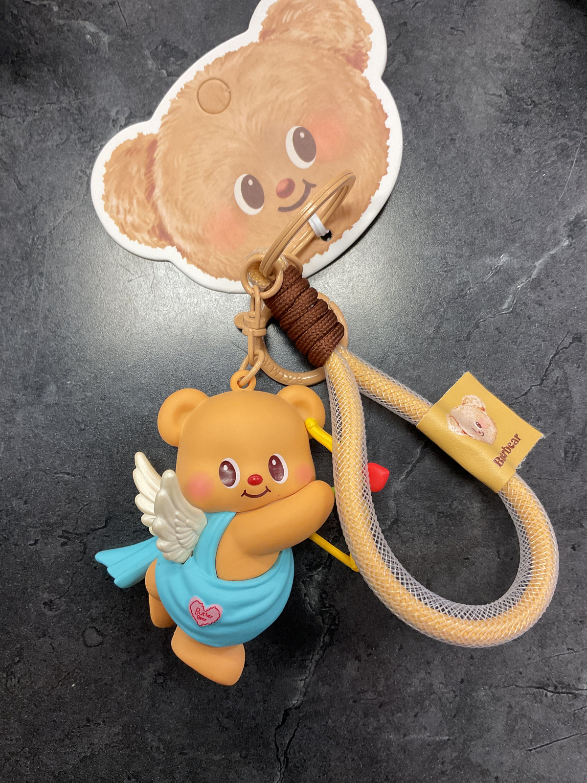 ButterBear Angel Keychain