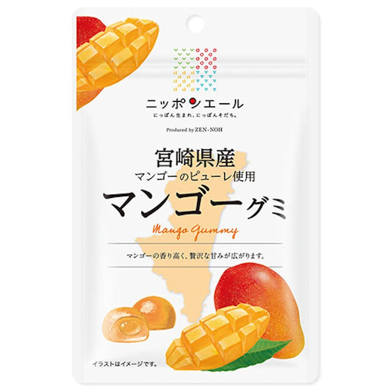 ZENNOH FOODS Miyazaki Mango
Chocolate Covered Gummy 35G
