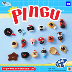 Pingu'S Delicious Life Series Plush Sticker Blind Box