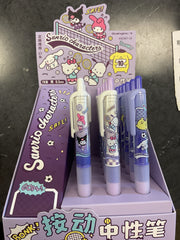 SANRIO CHARACTERS SPORTS BLACK .5MM PEN