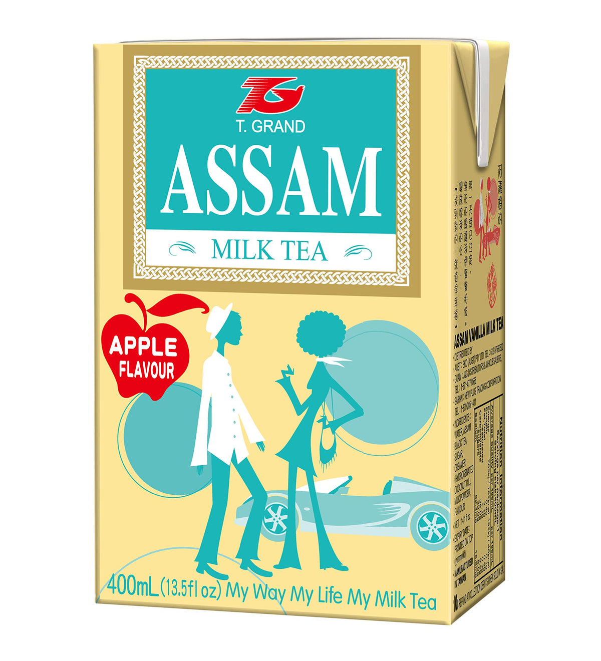 ASSAM MILK TEA APPLE DRINK 400ML