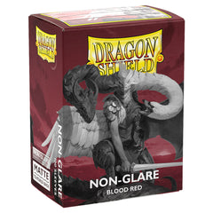 Deck Protector: Non-Glare: Matte: Blood Red (100)