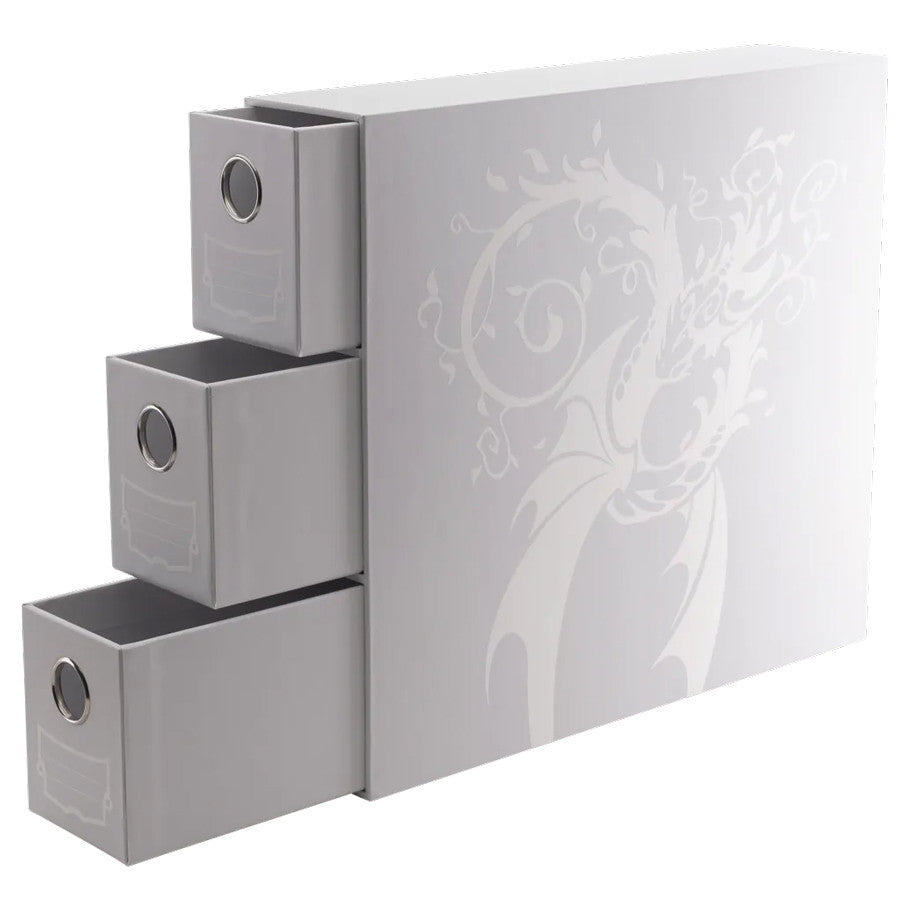 AT-33701 Arcane Tinmen Dragon Shield Fortress Card Drawers White