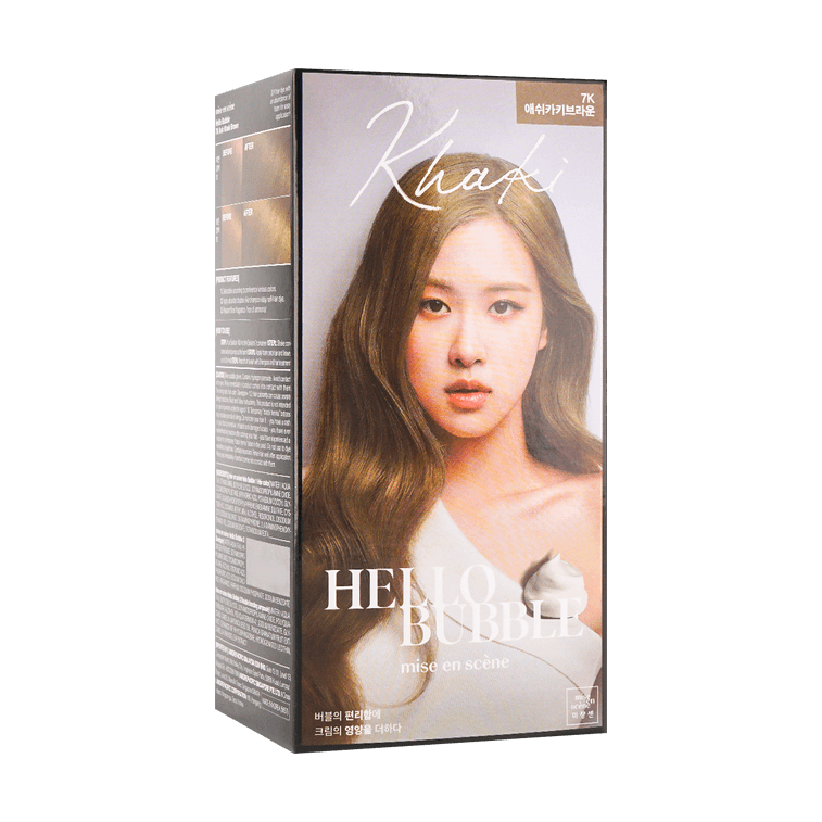 Amore Pacific MISE EN SCENE HELLO BUBBLE Foaming Hair Color  10AB Beige Grey