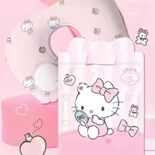 Miniso Sanrio Hello Kitty Printed Portable Inflatable U Pillow
