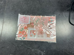 Card Brown Bear Rose Garden