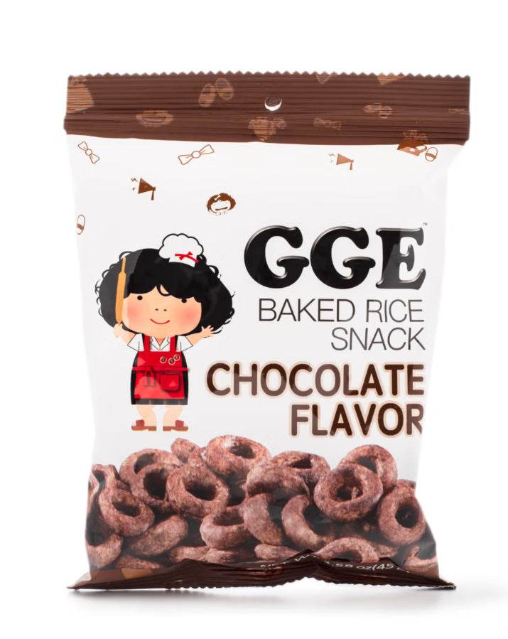 GGE Baked Rice Snack Chocolate Flavor