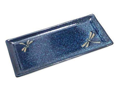 Sapphire Dragonfly Serving Plate BD211-N（Made in Japan）