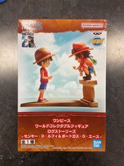 BANDAI ONE PIECE BANPRESTO WCF LOG STORIES - MONKEY D LUFFY AND PORTGAS D ACE