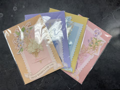 BIG ROLE Flower Greeting Cards (Random)