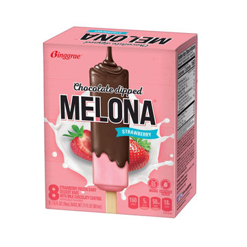 BINGGRAE MELONA CHOCO DIP STRAWBRY