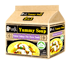 BX Yummy Soup Fish Flavor Noodle 5pk