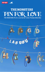 THE MONSTER LABUBU Pin for Love Series -  Letter Pendant Blind Box （A-M）