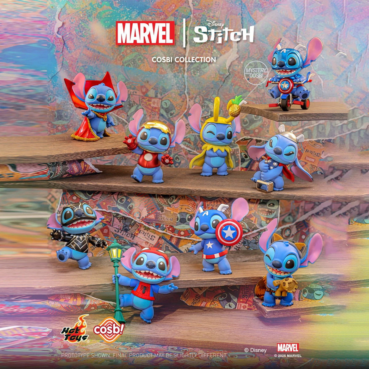 Stitch Marvel COSBI Collection Series Blind Box
