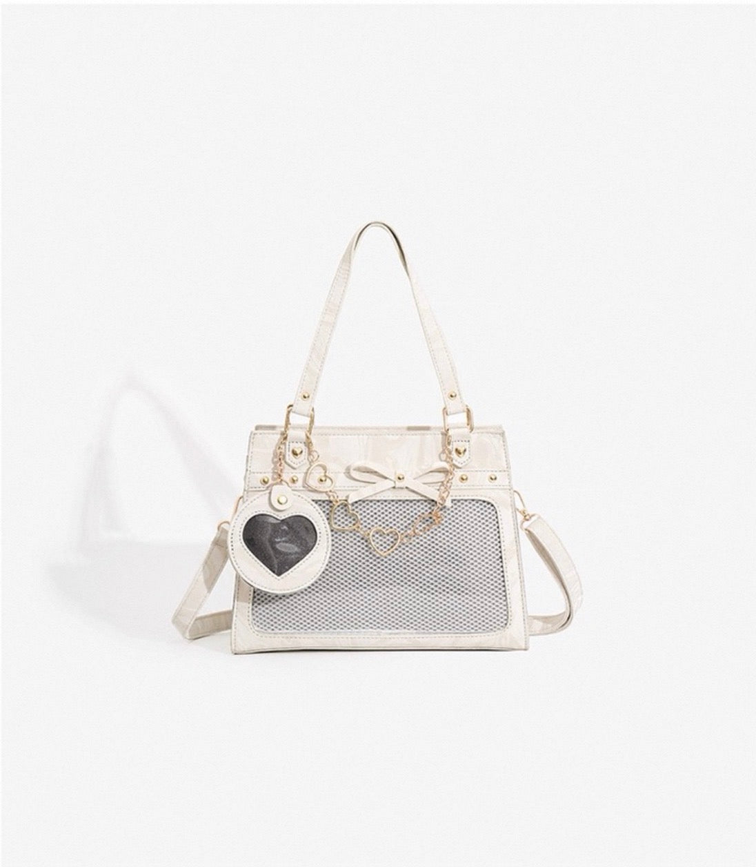 Large Capacity Transparent Crossbody & Handbag For Pin and Merch