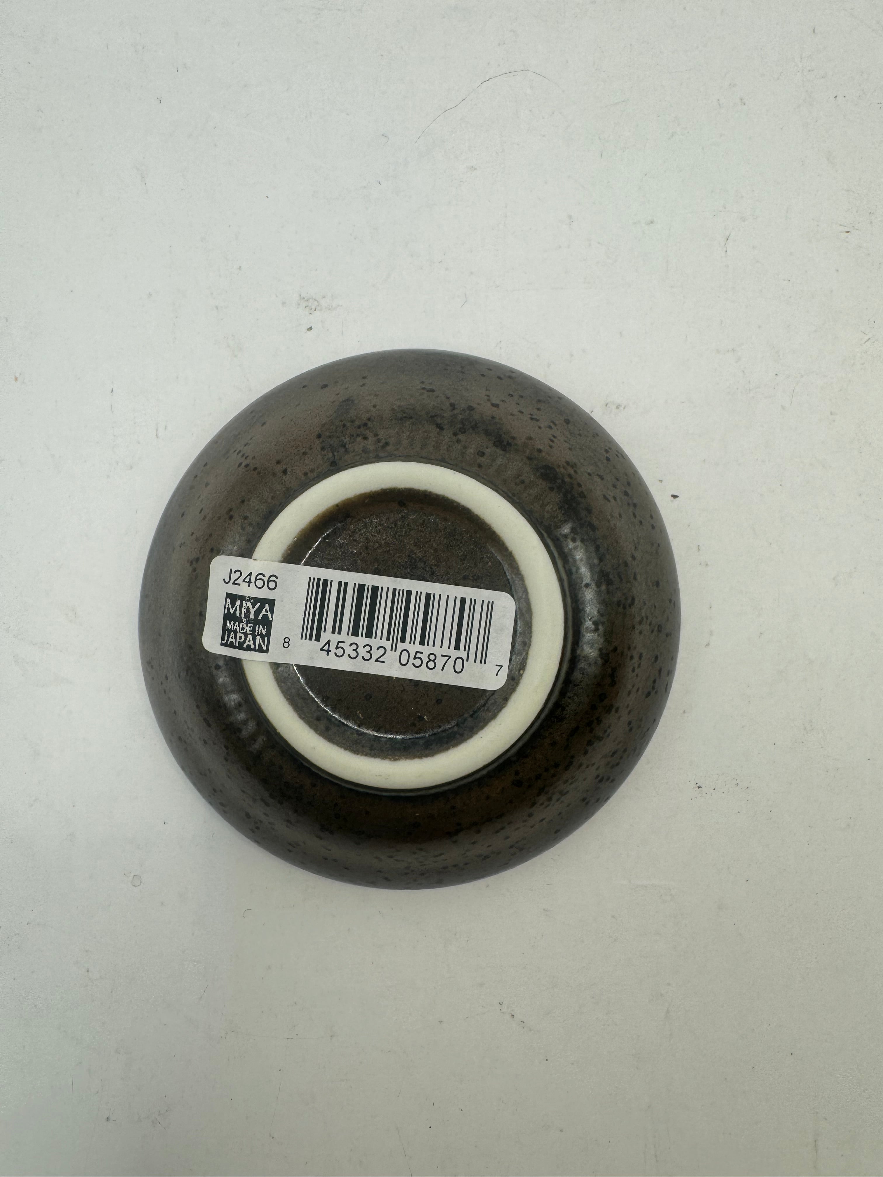 Dark Brown Swirl 3.25'' Sauce dish