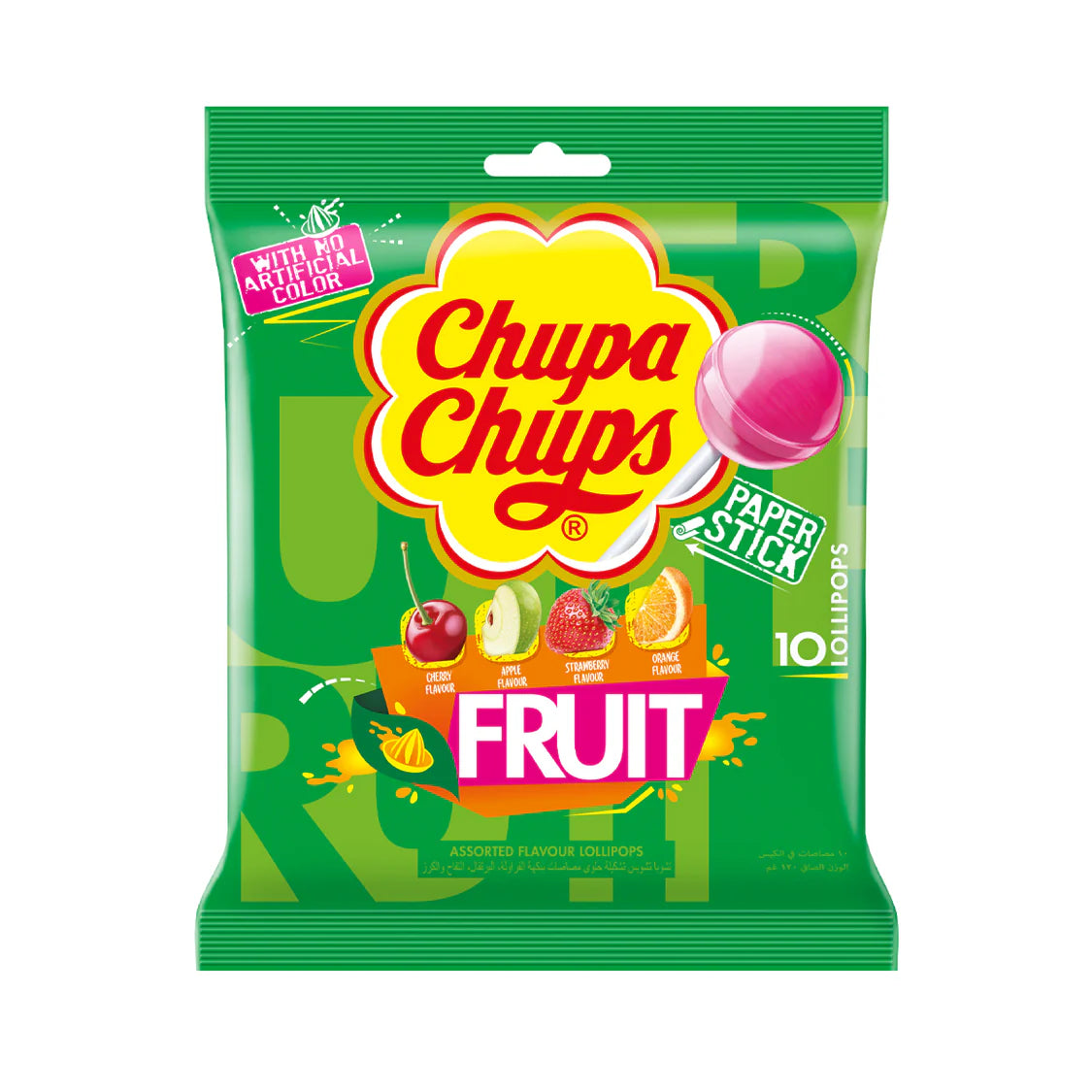 CHUPACHUPS LOLLIPOPS FRUIT FLAVOR