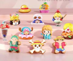 One Piece dessert carnival magnetic stickers blind box