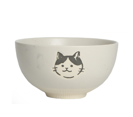 Ceramic Bowl for Cats White