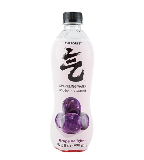 Chi Forest Sparkling Water Grape Delight Flavor