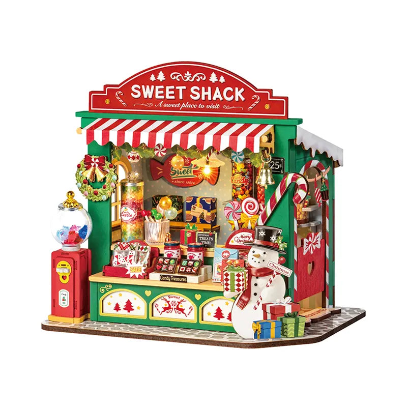 RoLife DIY MINIATURE HOUSE - Christmas Candy Stand DS043