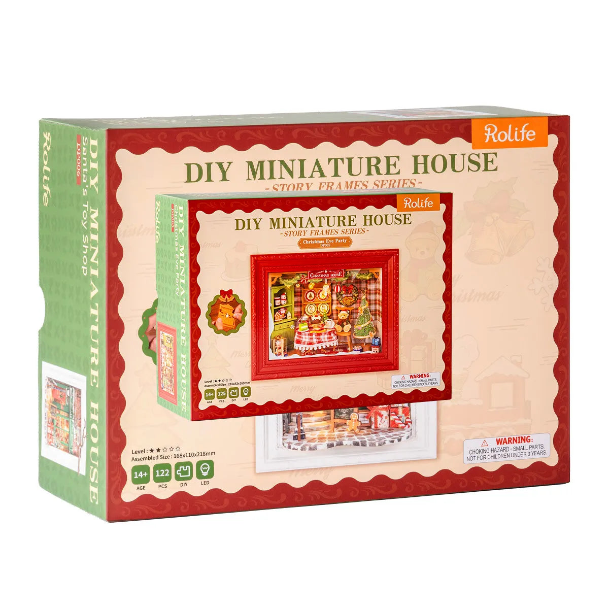 Rolife DIY Book Nook - Christmas Eve Party DP005