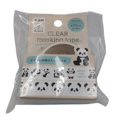 Clear masking tape bear