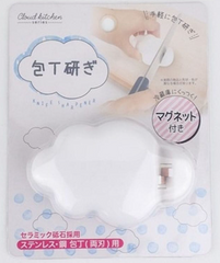 Cloud-shaped knife sharpening (with
magnet)