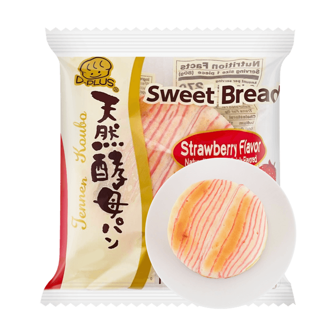 D-PLUS Strawberry Flavored Bread