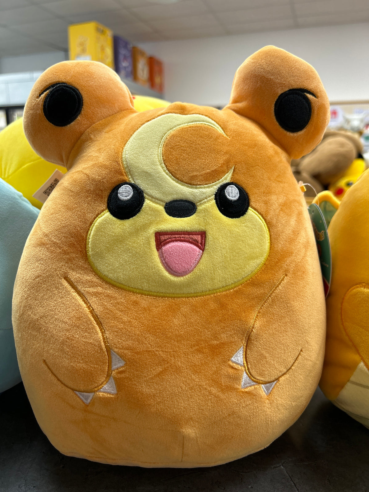Squishmallows Pokemon Teddiursa 10” Plush Ursaring Teddy Bear