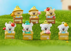 Line Art Puppy Farm Picking Car Air Freshener