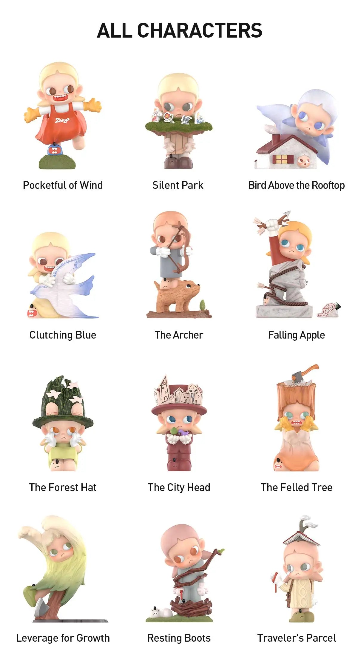 Zsiga Borderline Drifter Series Figures Blind Box